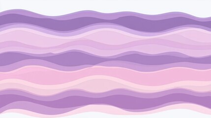 Obraz premium Pastel Waves: A calming and ethereal abstract background featuring soft, undulating waves in shades of purple and pink. 