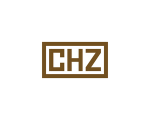 CHZ logo design vector template. CHZ