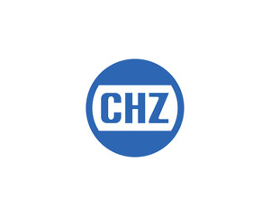 CHZ logo design vector template. CHZ