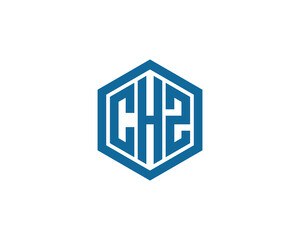 CHZ logo design vector template. CHZ