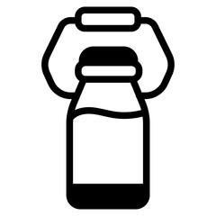 Milk churn Glyph Icon