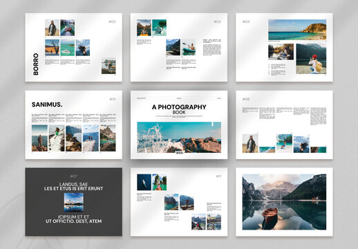 Photo Book Brochure Template