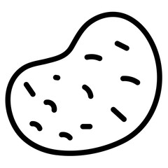 Potato Line Icon