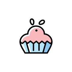 muffin icon design, vector illustration eps 1 0 graphic design