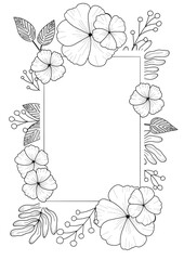 Aesthetic flowers background vector for print, background product, background sale, background photo, salon, cake bakery, nails art, online shop, etc. frame with flowers vector