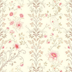 seamless pattern with flowers