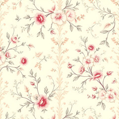 seamless pattern with flowers
