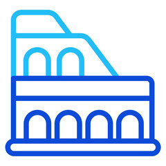 Colosseum Duoline Icon