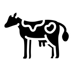 Cow Solid Icon
