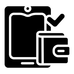 E-wallet Solid Icon