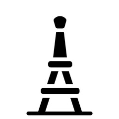 Eiffel Tower Solid Icon