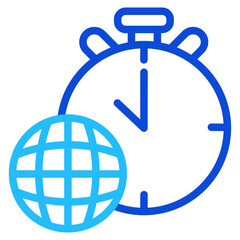 Market time Duoline Icon