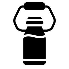 Milk churn Solid Icon