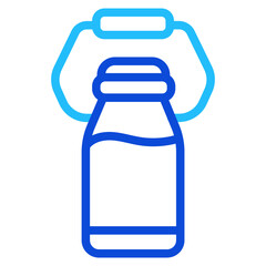 Milk churn Duoline Icon