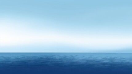 Obraz premium Serene Ocean Scene Under a Calm Blue Sky