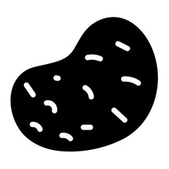 Potato Solid Icon