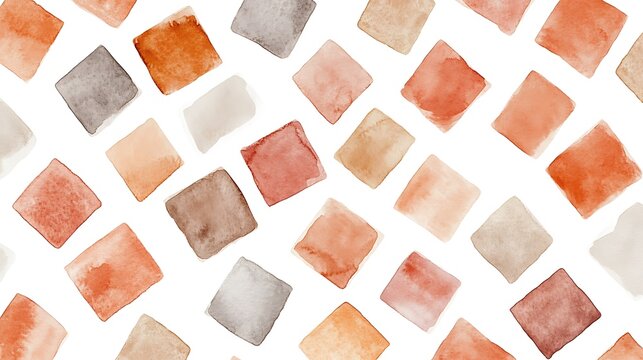 Abstract watercolor pattern with earthy tones.