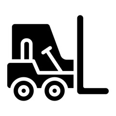 Shipping container Solid Icon
