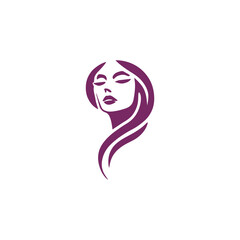 Beauty lady logo