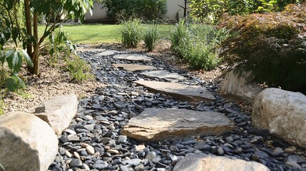 Obraz premium Wild stones scattered across a barren area with no grass, creating a rugged and natural landscape, highlighting the raw beauty of a desolate environment devoid of vegetation