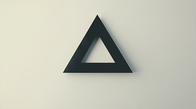Black triangle on a light background.