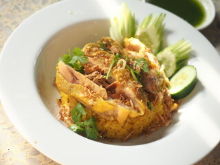 KAO MOK GAI, Thai chicken biryani