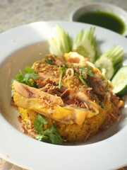 KAO MOK GAI, Thai chicken biryani