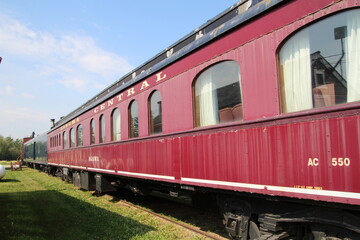 Obraz premium train on the railway