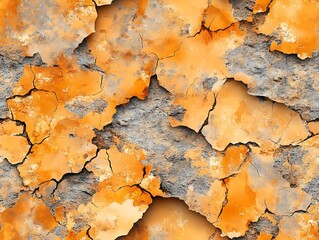 Obraz premium camouflage texture traditional seamless, Textured Earth with Cracked Surface and Warm Hues