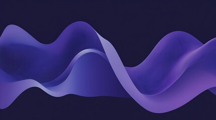 Purple wave curves background.