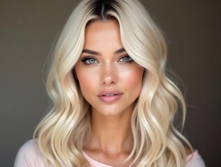 Fototapeta premium Blonde Hair, Beauty Portrait