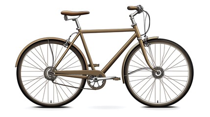 Obraz premium Tan bicycle.