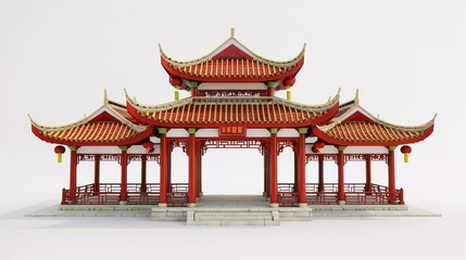 Obraz premium Architecture Oriental chinese temple fantasy