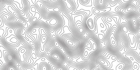 Abstract Topographic contour map. Vector cartography illustration. Abstract lines background. Line topography map contour background concept of a conditional geography scheme and the terrain path.