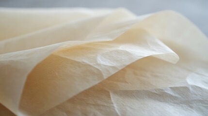 Light wax paper sheets.