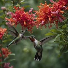 Describe the role of hummingbirds in pollination.

