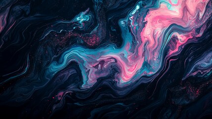 Obraz premium 抽象的な波の背景画像