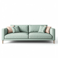 Fototapeta premium sofa isolated on white background