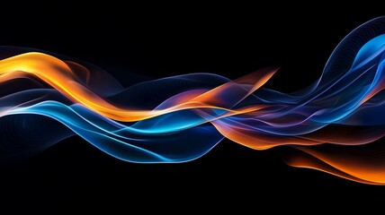 抽象的な波の背景画像