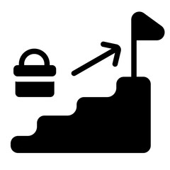 Career development Solid Icon