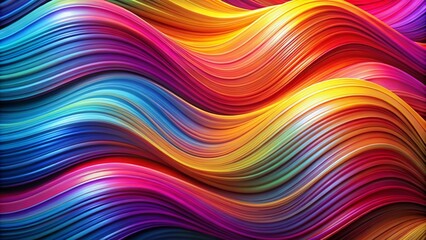 Obraz premium Abstract Wavy Lines Minimalist Backgrounds for Modern Design