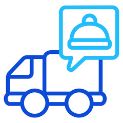 Food delivery Duoline Icon