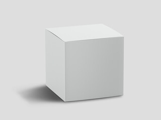 Box Mockup, 3D product packaging paper cardboard box, white blank boxes mockup,3d render