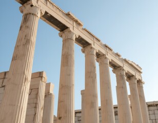 Ancient Greek Columns Ruins Architecture History Travel