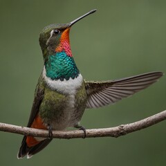 Fototapeta premium Describe the territorial behavior of hummingbirds.