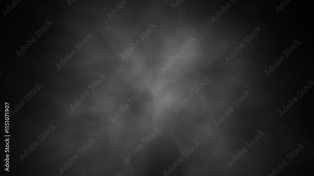 Sticker loop realistic smoke animation background.