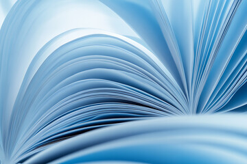 Fototapeta premium Stunning Blue Book Pages Texture