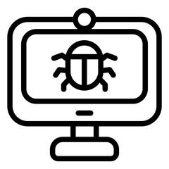Malware Line Icon