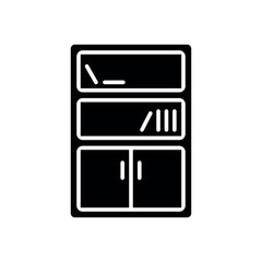 bookshelf icon vector design template elegant style