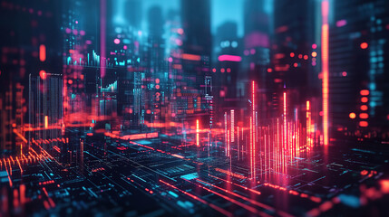 Fototapeta premium Fintech: Transforming Financial Services with Innovation